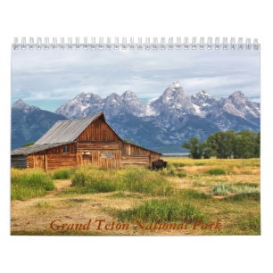 Großartiger Teton Nationalpark Kalender