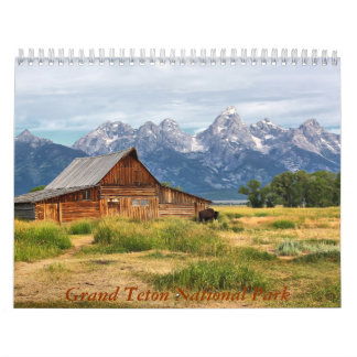 Großartiger Teton Nationalpark Kalender