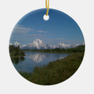 Großartiger Teton Nationalpark Keramikornament