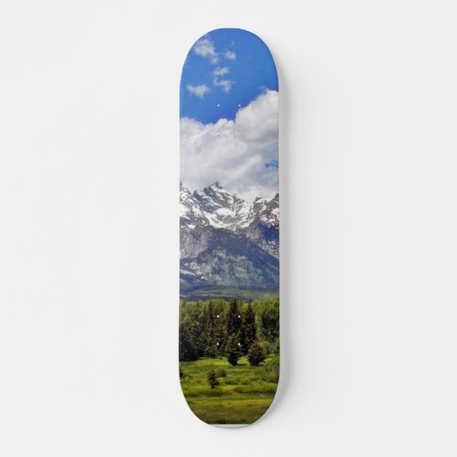 Großartiger Teton Nationalpark Skateboard (Vorne)