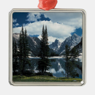 Großartiger Teton Nationalpark, Wyoming Ornament Aus Metall