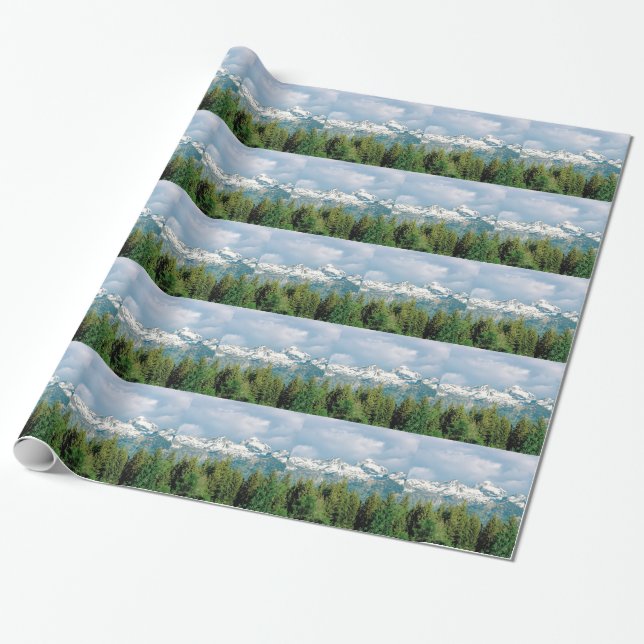Großartiger Tetons Park Geschenkpapier (Ungerollt)