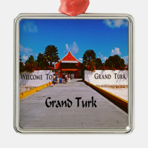 Großartiger Türke Silbernes Ornament