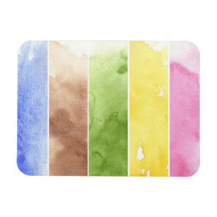 großartiger Wasserfarbenhintergrund - Wasserfarben Magnet