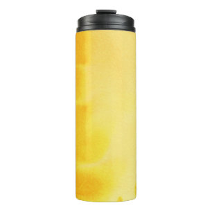 großartiger Wasserfarbenhintergrund - Wasserfarben Thermosbecher