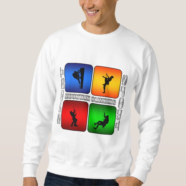 Großartiges Bergsteigen Sweatshirt (Vorderseite)