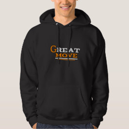 Großartiges Bewegdesign Hoodie