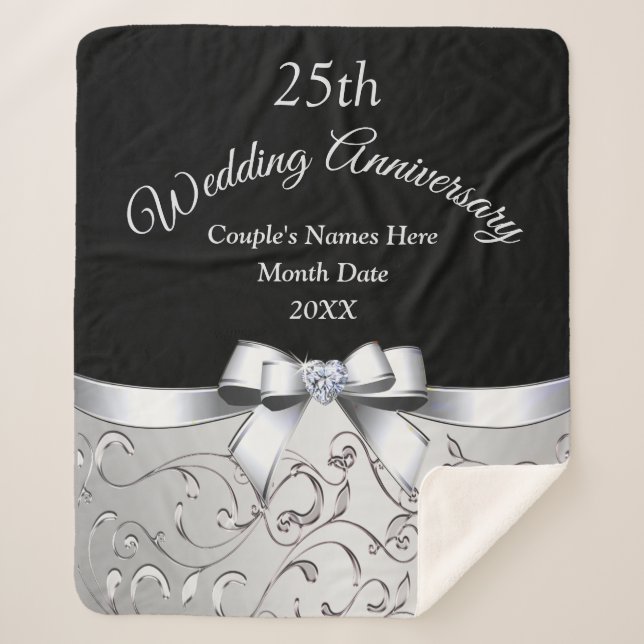 Großartiges Geschenk zum 25-jährigen Jubiläum für  Sherpadecke (Vorderseite)