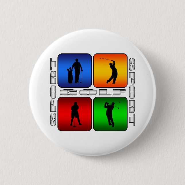 Großartiges Golf Button (Vorderseite)