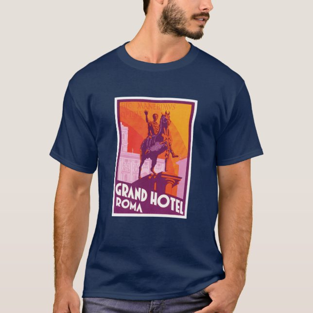 Großartiges Hotel Rom T-Shirt (Vorderseite)