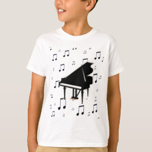 Großartiges Klavier und Musiknoten T-Shirt