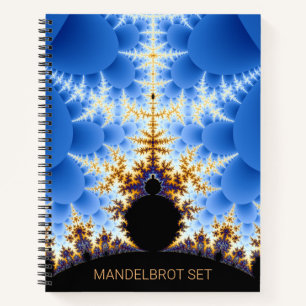 Großartiges Mandelbrot-Fraktal Notizbuch