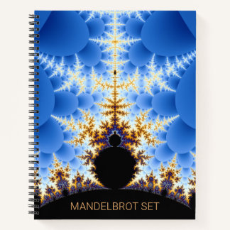 Großartiges Mandelbrot-Fraktal Notizbuch