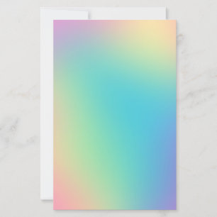 Großartiges Rainbow Gradient Stationspapier