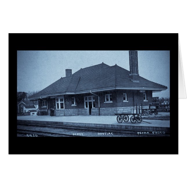 Großartiges Stamm-Depot Pontiac Michigan (Vorderseite (Horizontal))