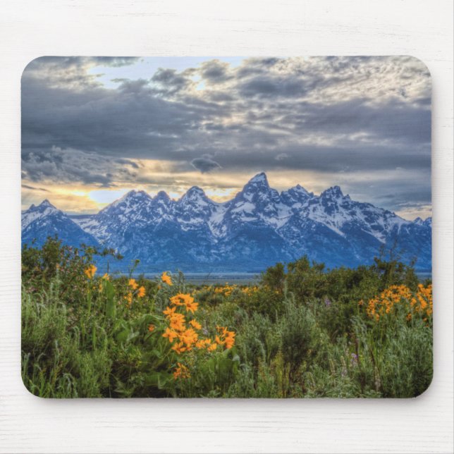 Großartiges Tetons Mousepad (Vorne)