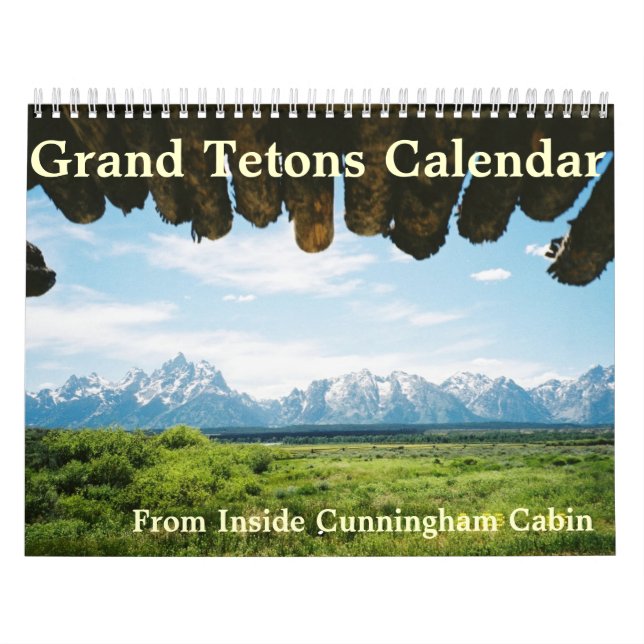 Großartiges Tetons von Yellowstone-Kalender Kalender (Titelbild)