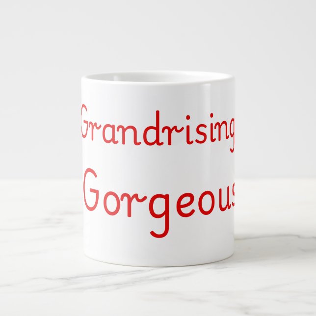 Grossaufstrebende Gorgey Collection Jumbo-Tasse (Vorderseite)