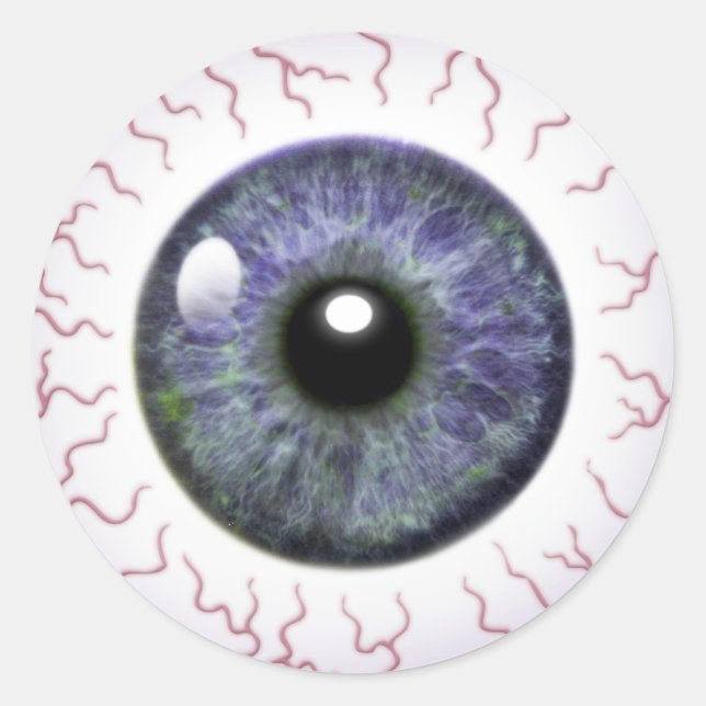 Großauge Runder Aufkleber (Vorderseite)