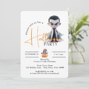 GROSSÄUGIGER DRACULA, HALLOWEEN-PARTY EINLADUNG