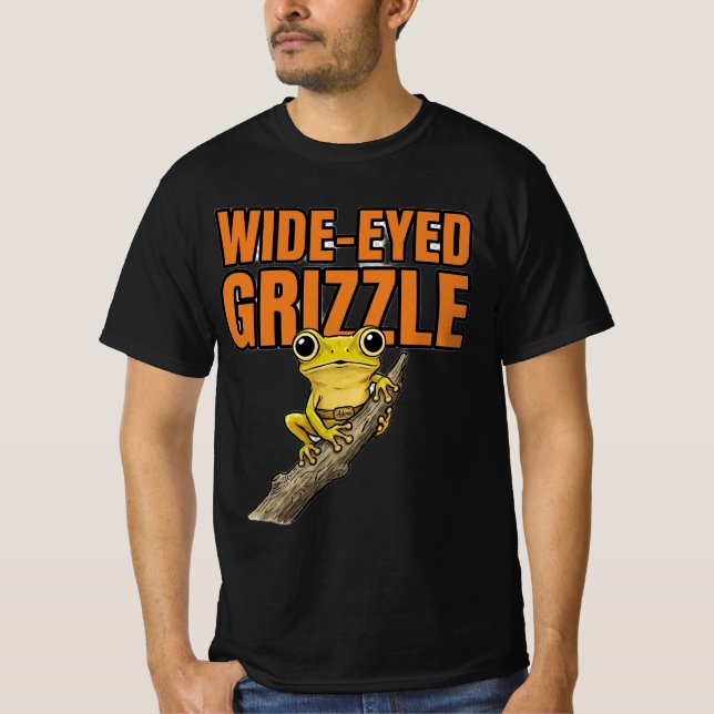Großäugiger Graugrüner Laubfrosch T-Shirt (Vorderseite)