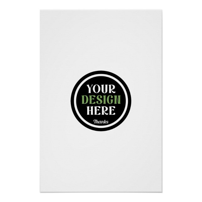 Großbestellung von Mitarbeitergeschenken mit Firme Poster (Vorderseite)