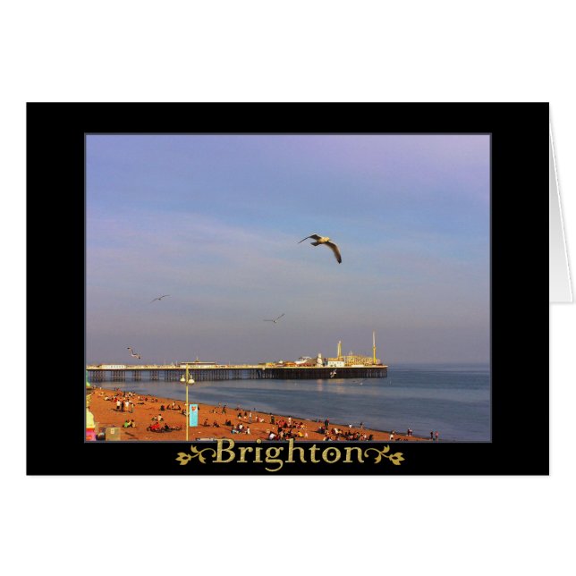 (Großbritannien) Brighton-Pier-Karte (Vorderseite (Horizontal))