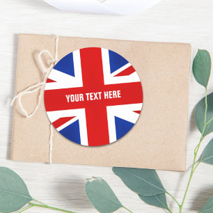 Großbritannien Britische Flagge (UK) Runder Aufkleber