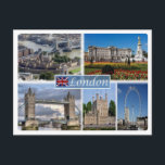 Großbritannien - England - London - Postkarte<br><div class="desc">Reisen und PostCard Hier ist die Erinnerung an Ihren Urlaub in England. Dieses Bild enthält eine Darstellung der folgenden Orte: London - Buckingham Palace - London Eye - Tower Bridge - Tower of London. Beeindrucken Sie Freunde und Familie mit einzigartigen Souvenirs von der großen Reise. Probier uns!</div>