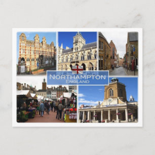 Großbritannien - England - Northampton - Postkarte