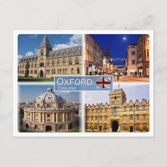 Großbritannien - England - Oxford - Postkarte (Vorderseite)