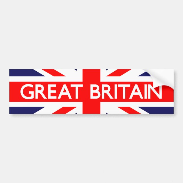 Großbritannien-Flagge Autoaufkleber (Vorne)