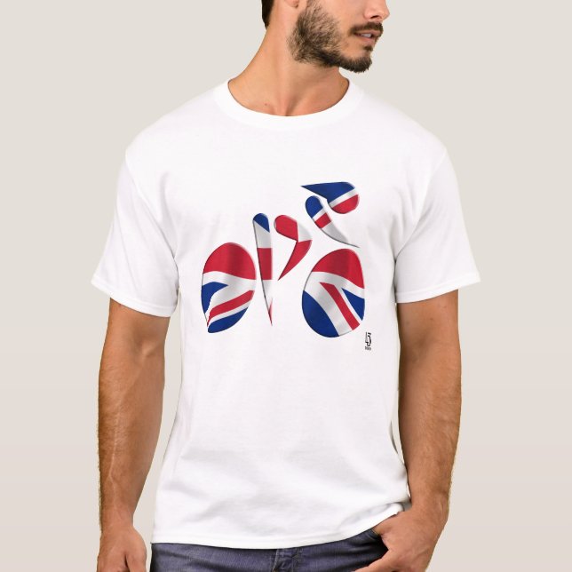 Großbritannien - GB Radfahren T-Shirt (Vorderseite)