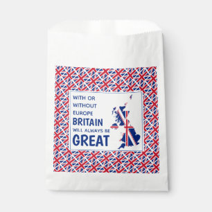 GROSSBRITANNIEN GIBT IMMER EINEN GROSSEN positiven Geschenktütchen