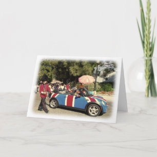 Großbritannien Grußkarte! Karte