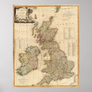 Großbritannien, Irland Poster