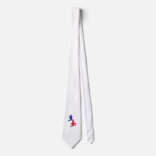 Großbritannien-Karten-Flagge Krawatte