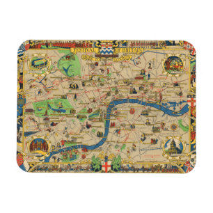 Großbritannien: Leitfaden zu London Map Magnet