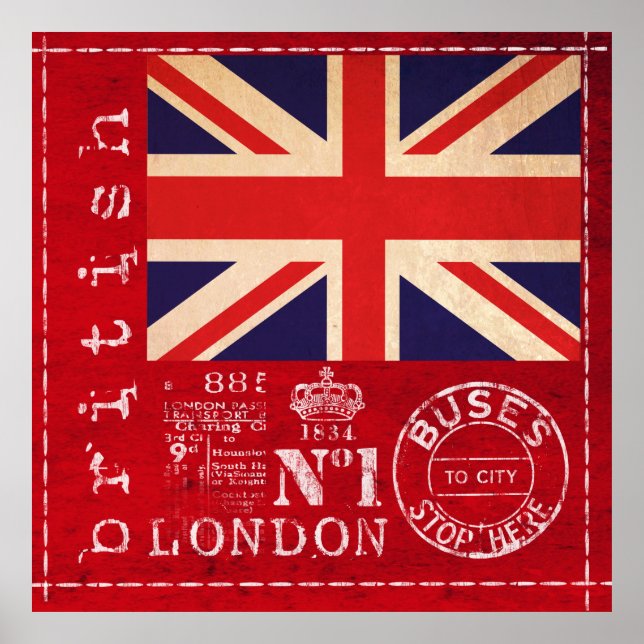 Großbritannien Poster (Vorne)