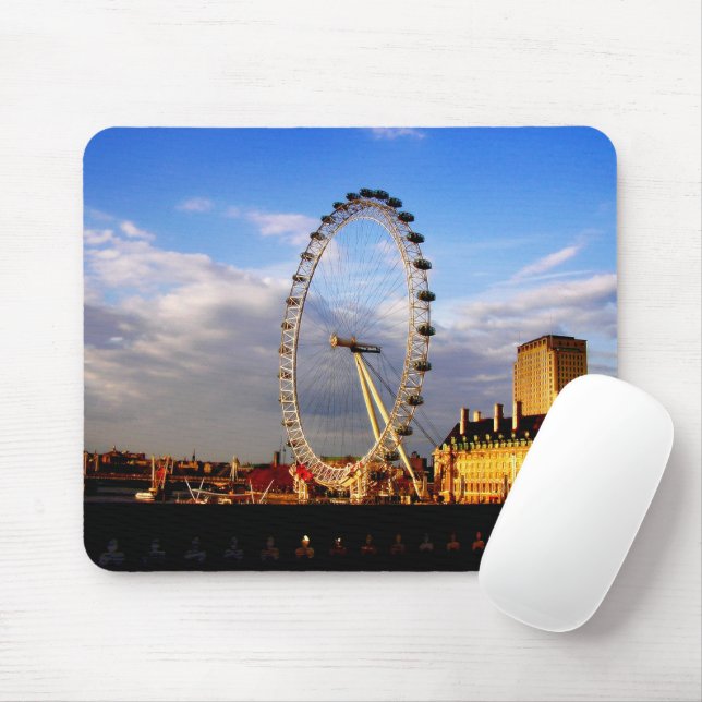 Großbritannien Schöne LONDON EYE Landschaft  Mousepad (Mit Mouse)