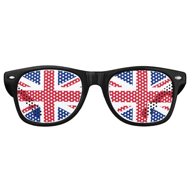 Großbritannien* Sehr Coole Party Shades Sonnenbrille (Vorderseite)