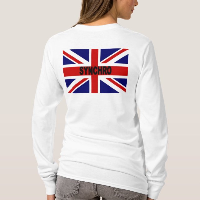 Großbritannien Synchro- T-Shirt (Rückseite)