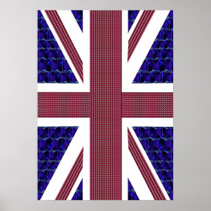 Großbritannien Unabhängigkeitstag, England-Flagge Poster