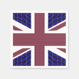 Großbritannien Unabhängigkeitstag, England-Flagge Serviette