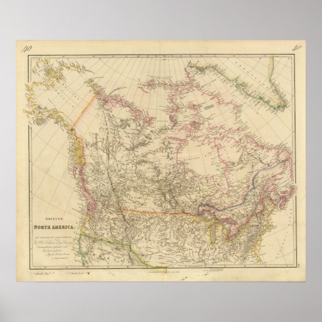 Großbritannien und Nordamerika 3 Poster (Vorne)