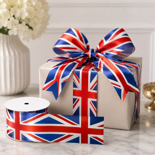 Großbritannien Vereinigtes Königreich Britisch UK- Satinband