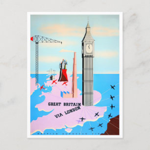 Großbritannien Vintage-Reisepostkarte Postkarte