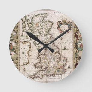 Großbritannien, wie es in das Tyme des Engli Runde Wanduhr