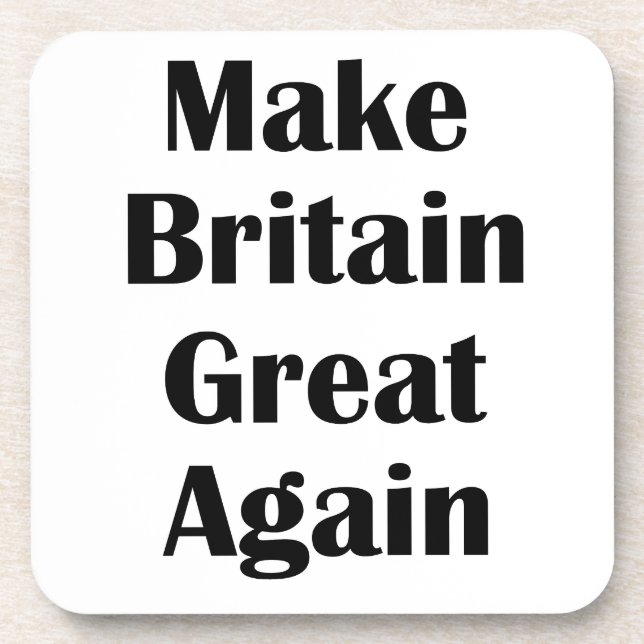 Großbritannien wieder groß machen getränkeuntersetzer (Vorderseite)