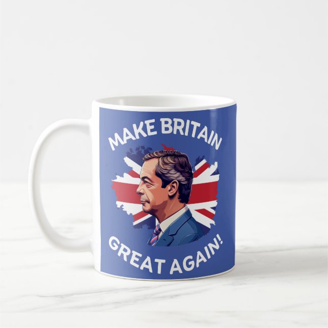 Großbritannien wieder Großbritannien Nigel Farage Kaffeetasse (Links)